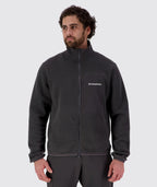 Gymnation Pile Jacket Unisex, Model 179cm size M #color_gravel-grey