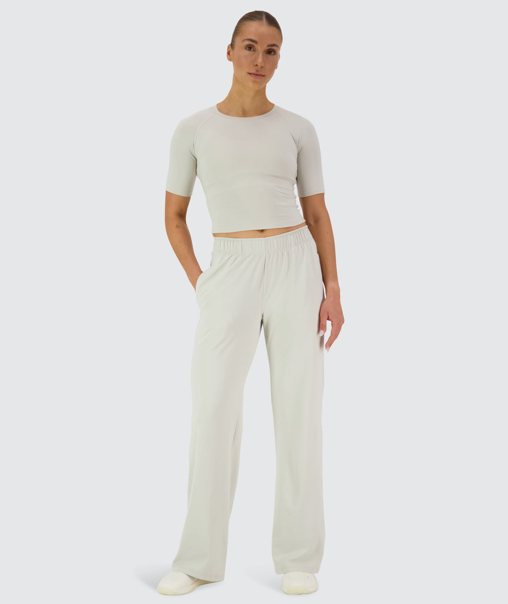 Gymnation Cropped ComfyKnit Tee #color_fog