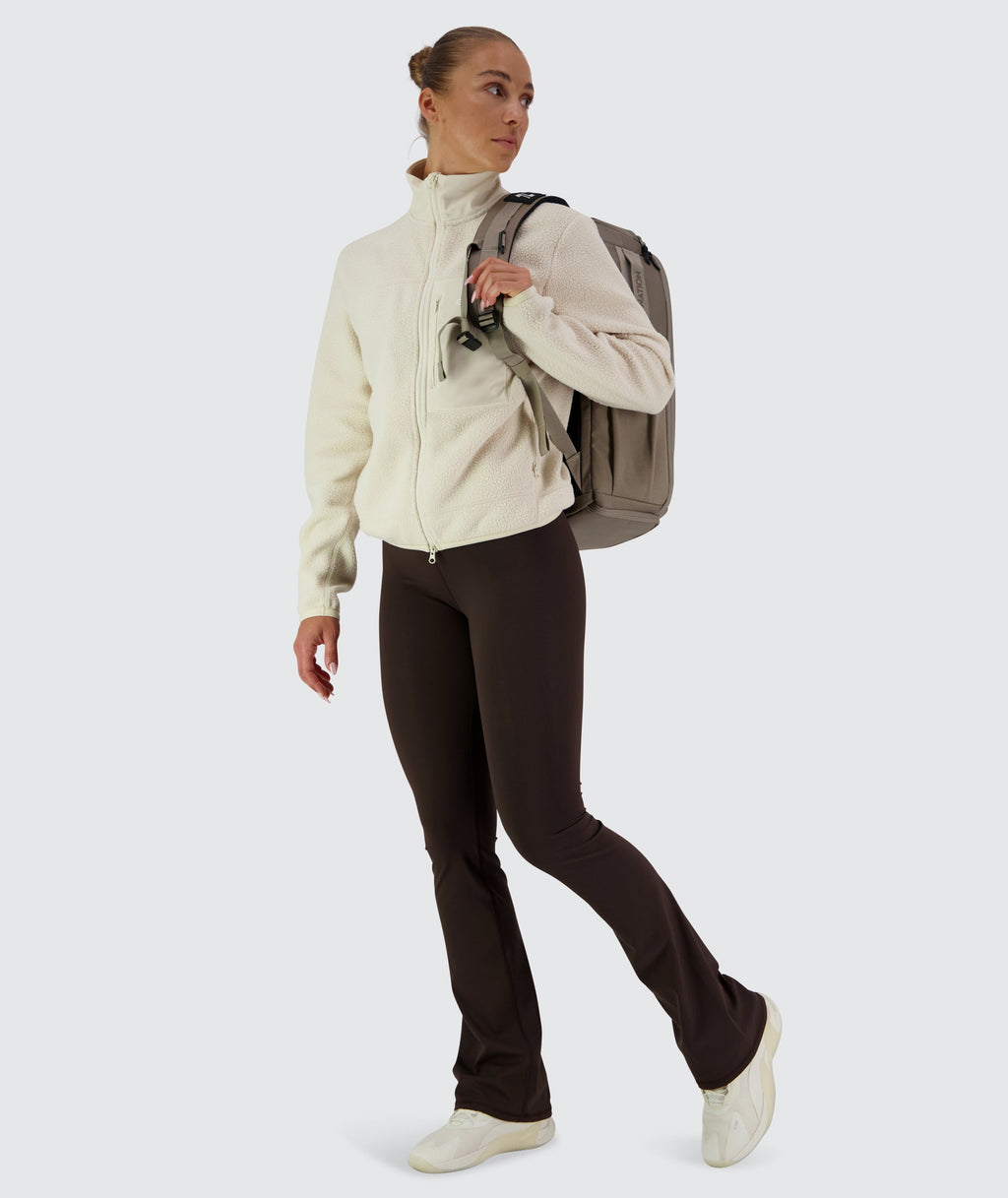 EveryForm Flare Tights #color_moody-espresso