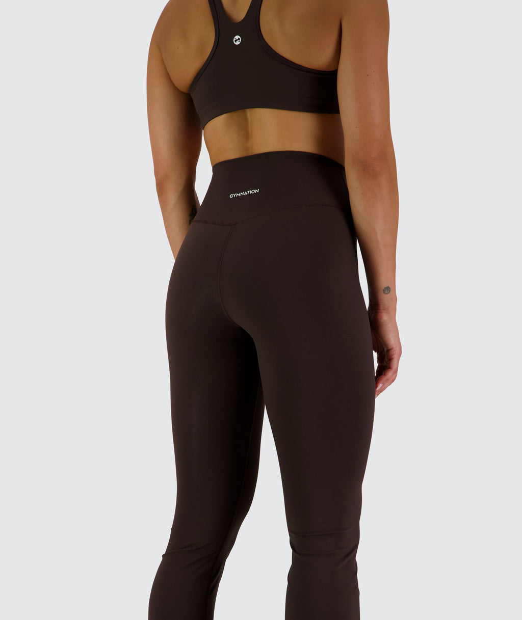 EveryForm Flare Tights #color_moody-espresso
