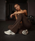 EveryForm Flare Tights #color_moody-espresso