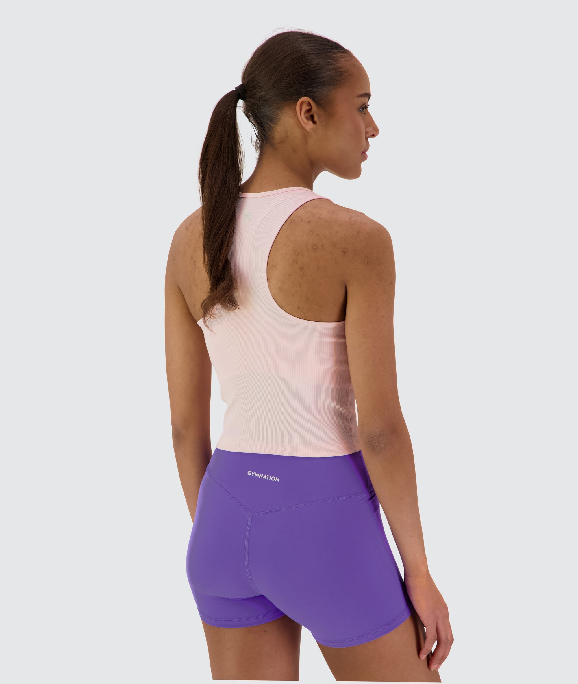 ribbed crop top #color_powder-pink