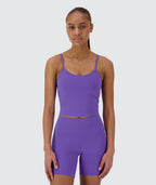 Supersoft bra top, Model 167 cm / size S #color_violet-vibe