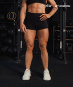 SuperSoft Seamless Shorts #color_black