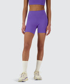 Supersoft shorts 15cm for women, Model 167 cm / size S #color_violet-vibe