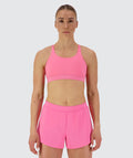 EveryForm Strappy Sports Bra, Model 176 cm / size S #color_candy-pink