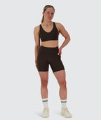 EveryForm V-Neck Sports Bra #color_moody-espresso