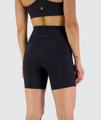 Women's Everyday Pocket Shorts Black, Model 176 cm / size S#color_black