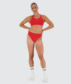 Swim and running brief for women, Model 176 cm / size S#color_candy-red