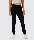 Women's Active Joggers for sports, Model 176 cm / size S#color_black
