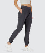Women's Active Joggers for sports, Model 176 cm / size S#color_dark-grey