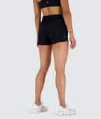 Women's shorts for running#color_black