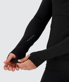 Women's fitted hoodie, Model 176 cm / size S#color_black